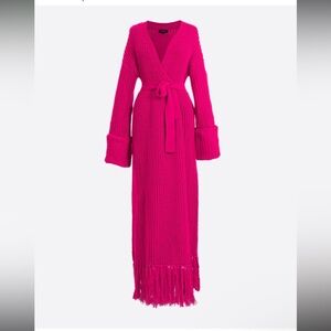 Miya knit cardigan hot pink